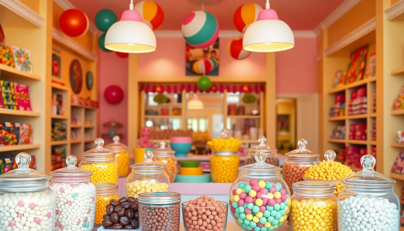 Visit our vibrant candy store near me bursting with colorful treats and delights for all ages.