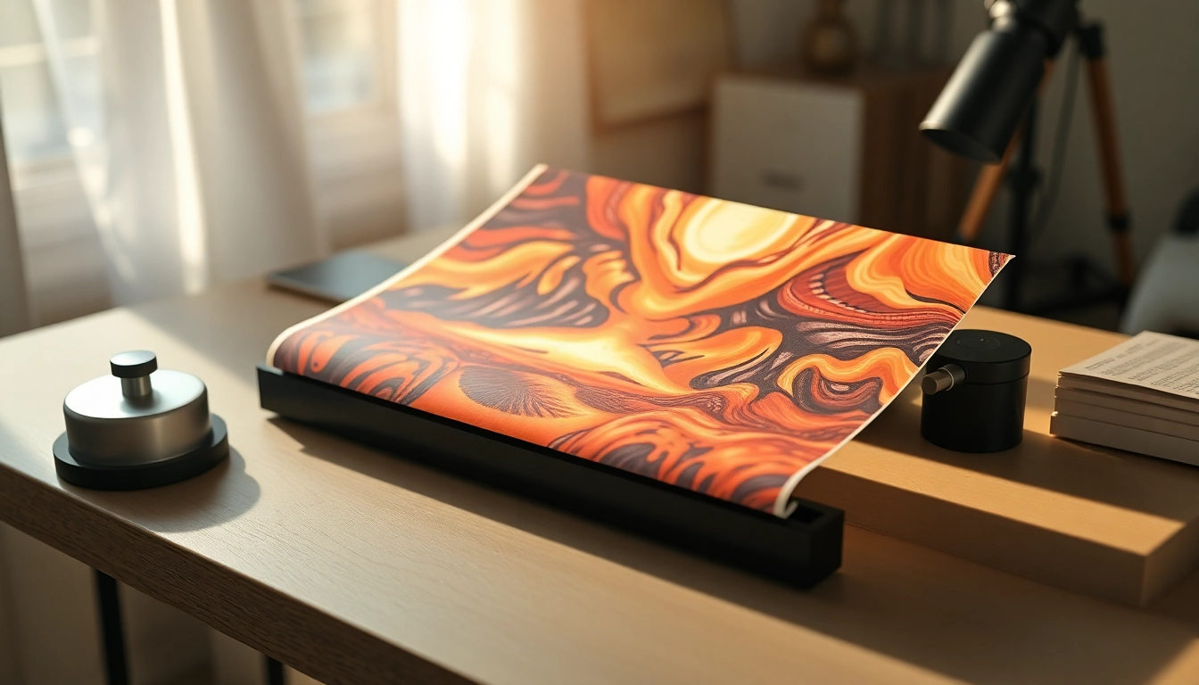 Showcasing a high-quality hæfte print with vibrant colors and professional finish.