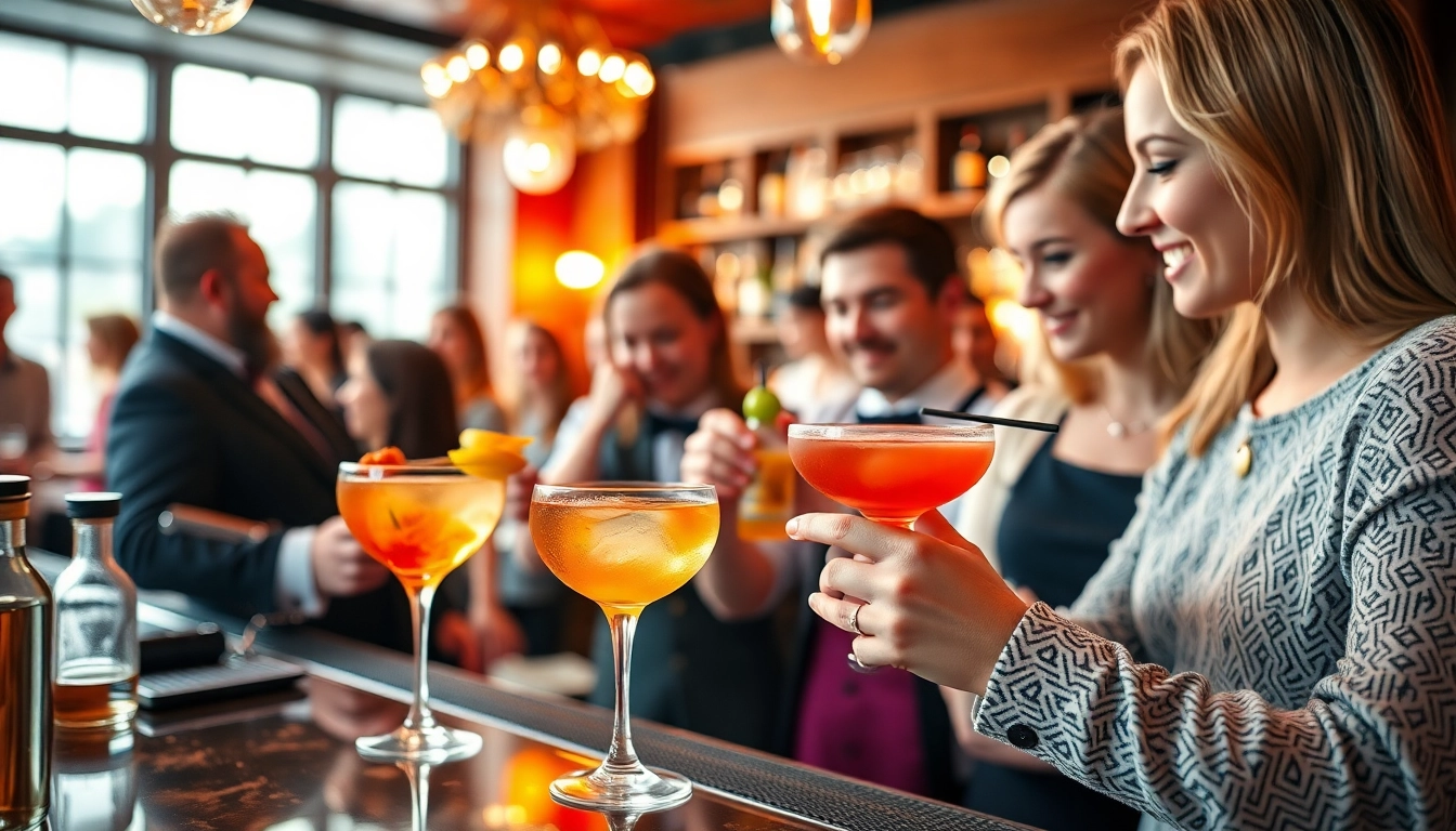 Join an engaging cocktail kurs berlin where participants mix cocktails under expert guidance.