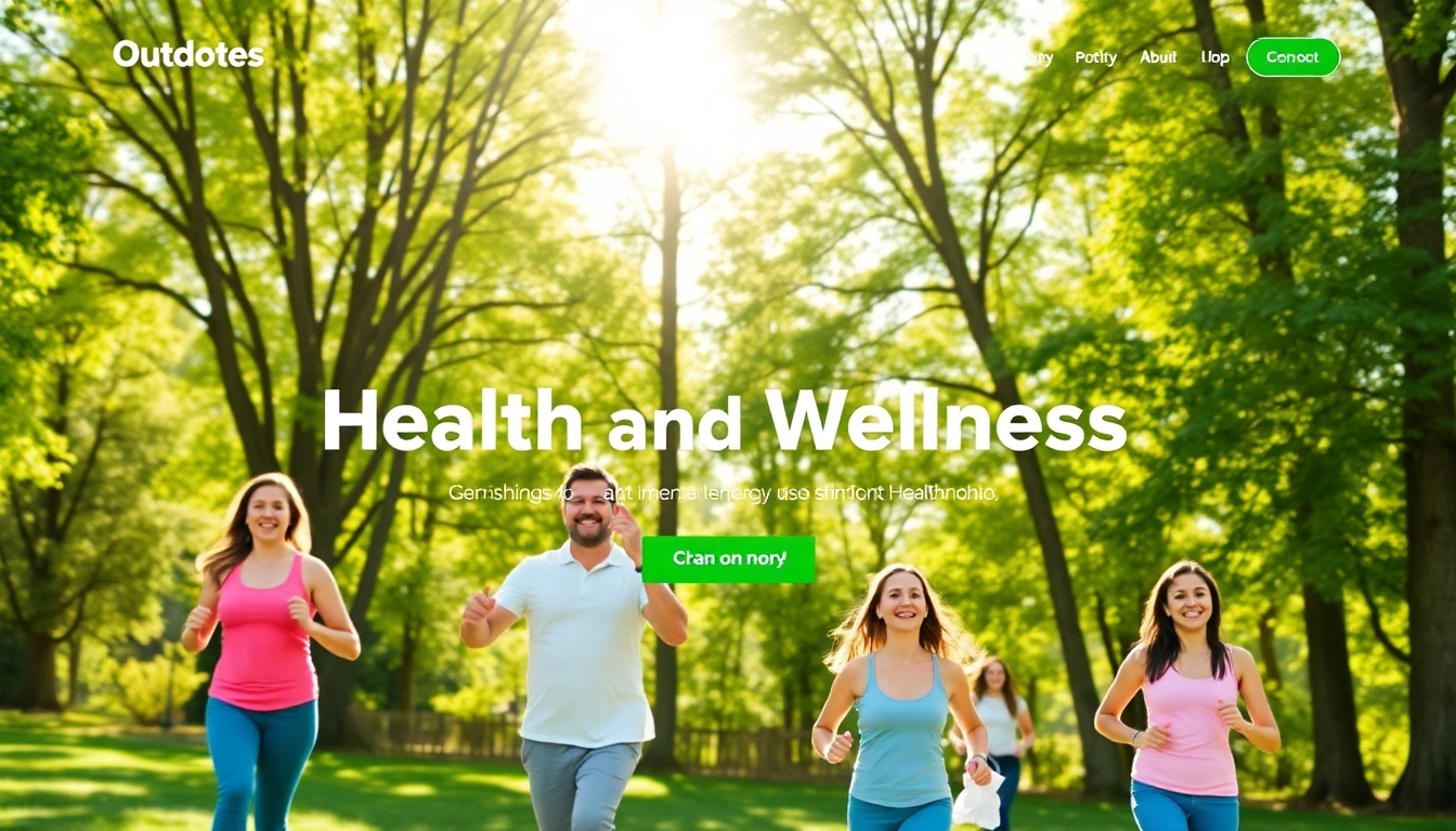 Engaging scene of people thriving in wellness activities at healthlifeherald.