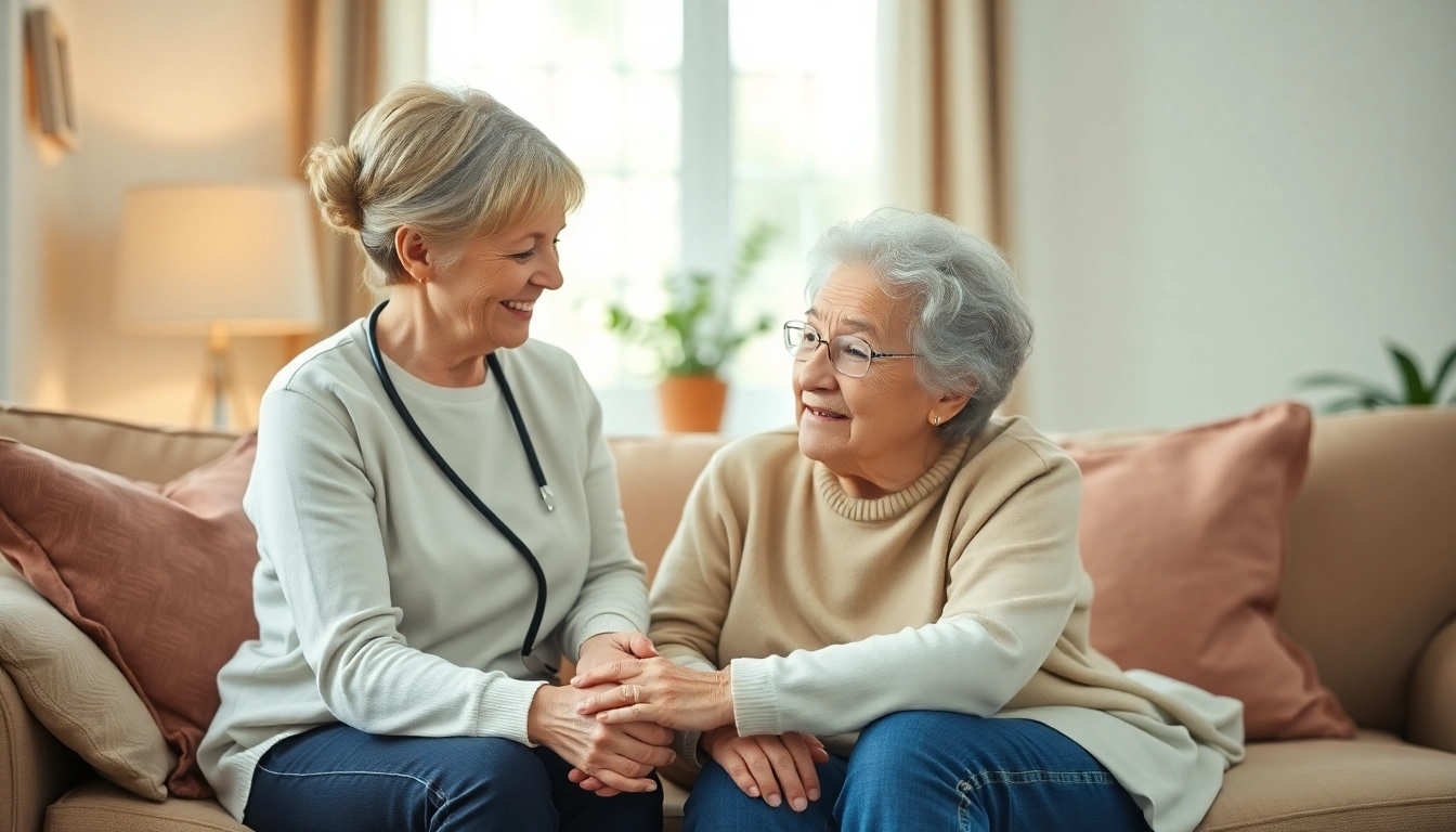 A caregiver providing attentive support at the most trusted Homecare agency, ensuring personalized service and compassion.