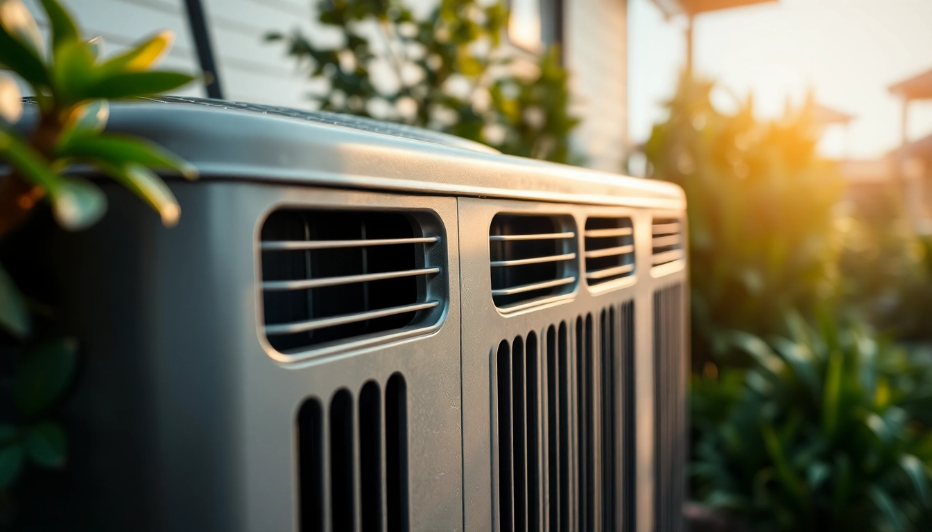 AC blowing but not cold air from a malfunctioning air conditioning unit outdoors, showing its worn exterior and insufficient cooling.