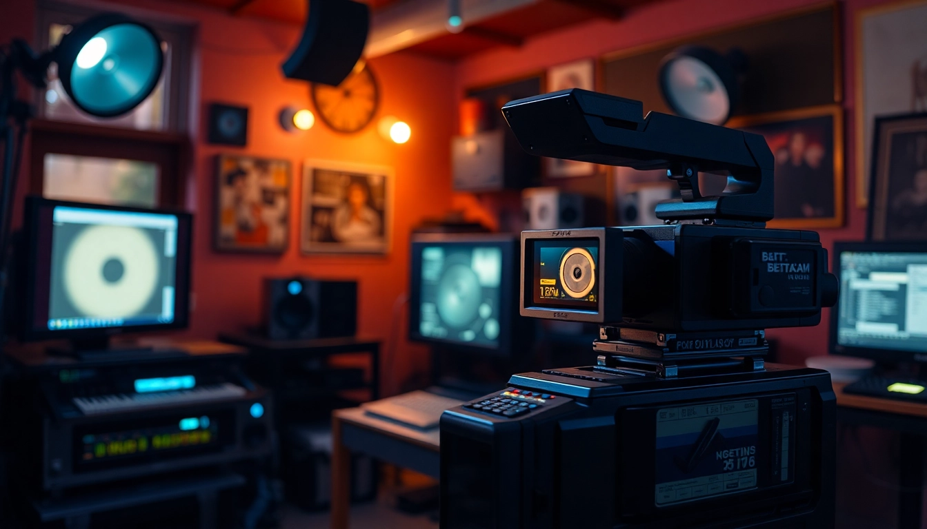 Converting Betacam to Digital using advanced equipment in a professional studio setting.
