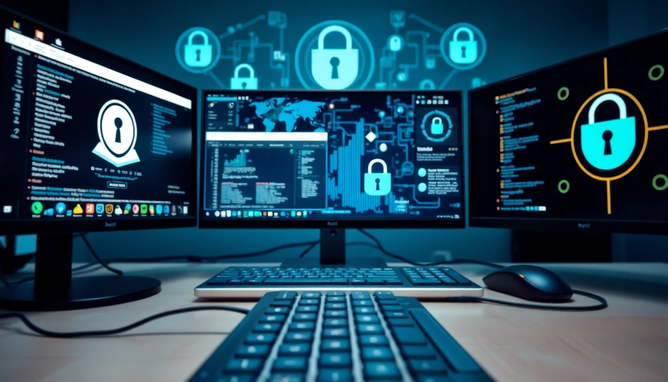 Engaging visualization of anonymous browsing tools promoting online privacy and security.