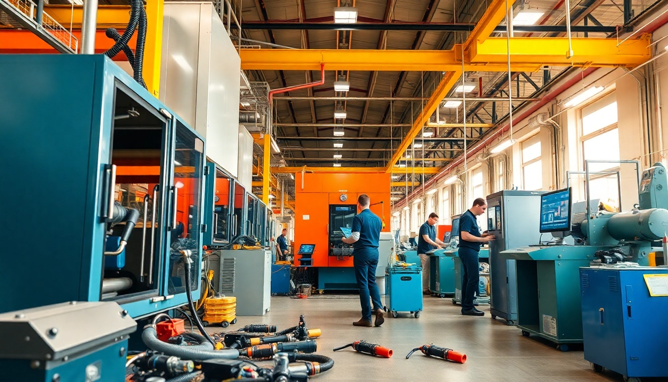 Tipos y Usos de la Maquinaria Industrial en la Producción Moderna