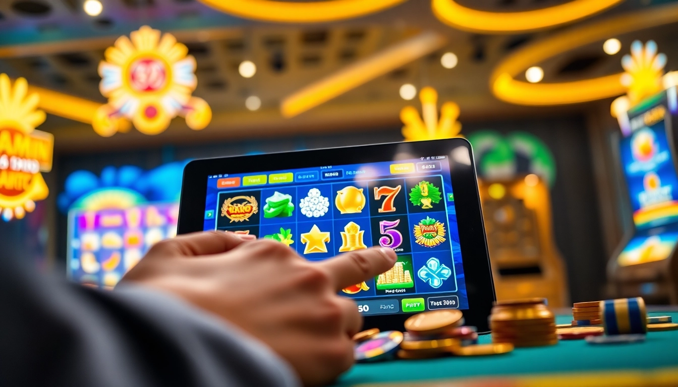 Merahtoto platform display with vibrant game graphics engaging users in Indonesia.