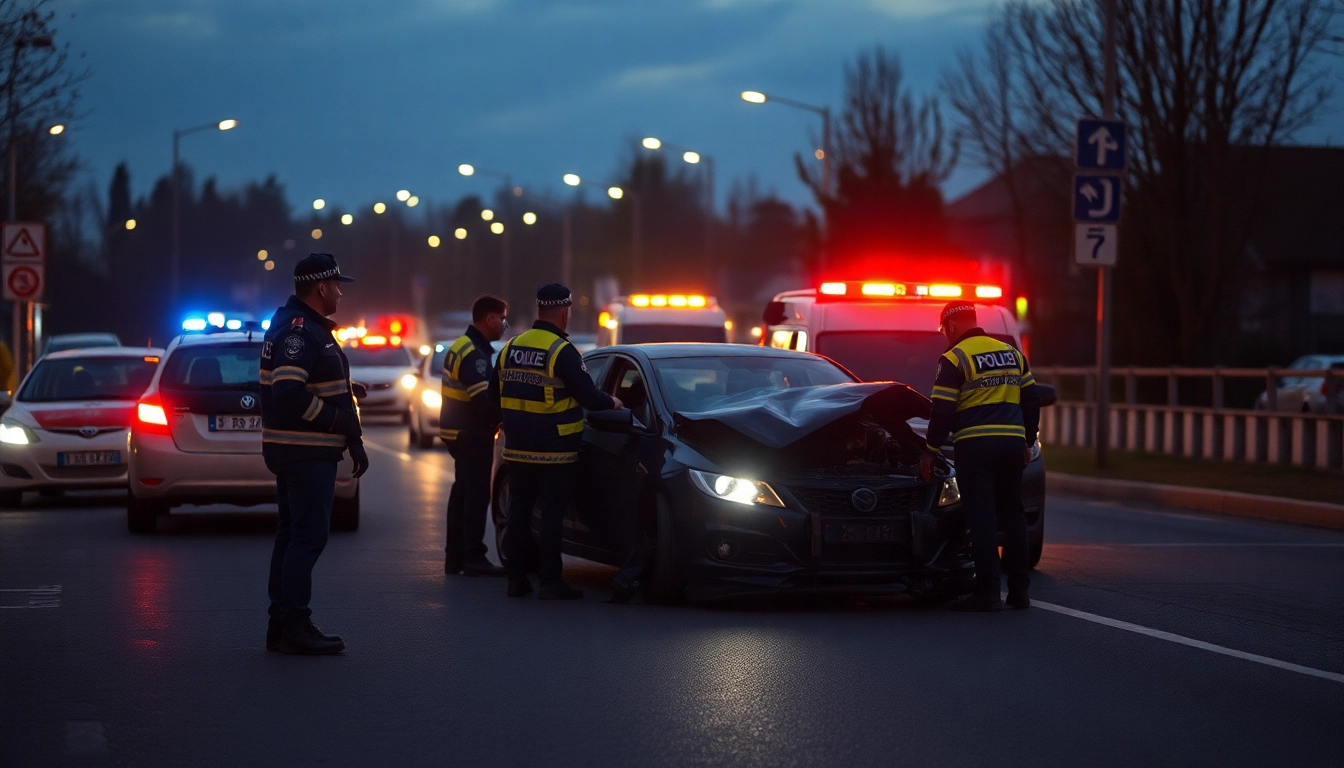 Düzce haber son dakika highlighting the aftermath of a tragic traffic accident with emergency response and community impact.