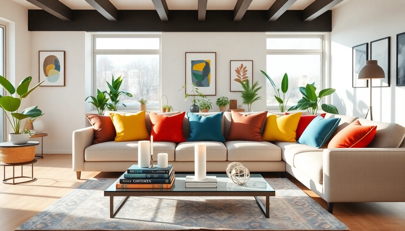 Discover stylish home decor ideas in a modern living room with elegant furnishings and natural light.