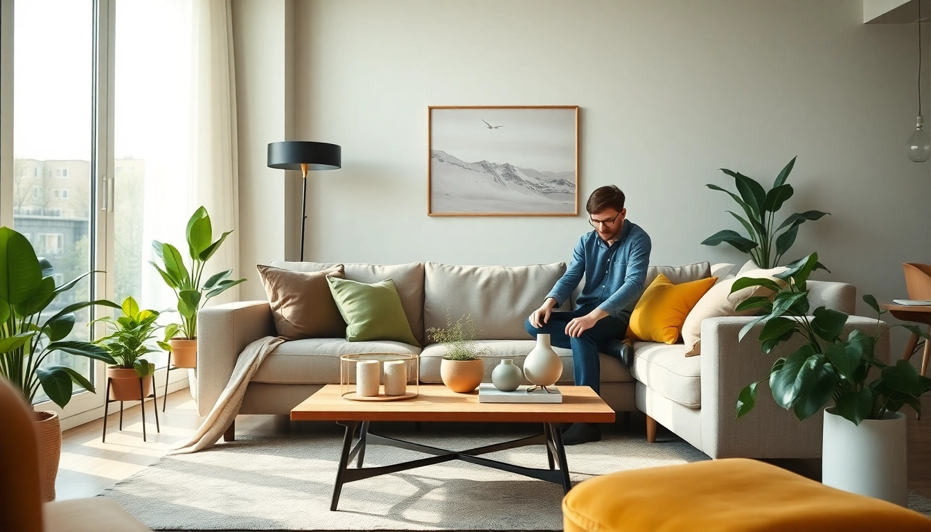 Creëer een fijn voor thuis met een gezellige woonkamer vol inspirerende elementen.
