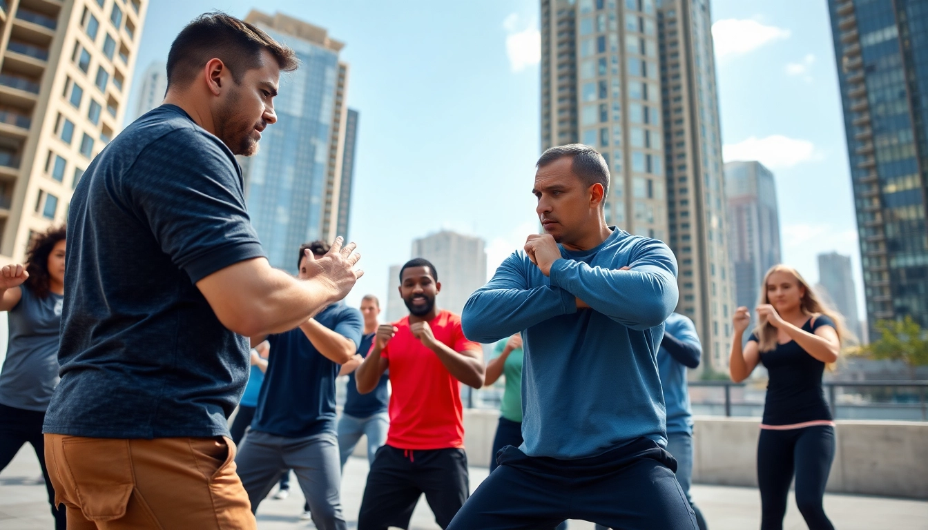 Learn effective personal protection techniques during a self-defense training session