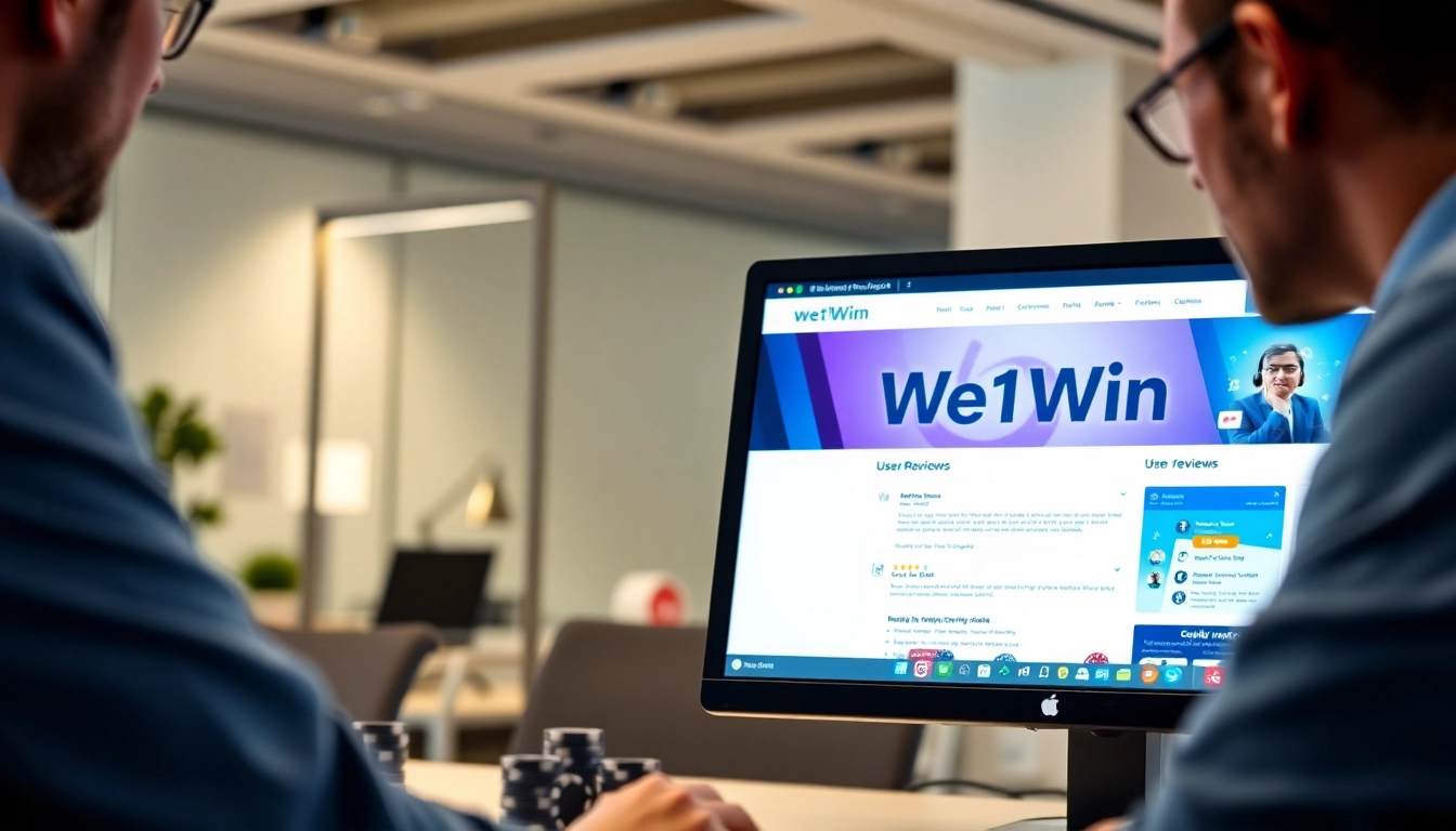 Evaluate if We1Win is legit through a detailed analysis on a computer monitor.
