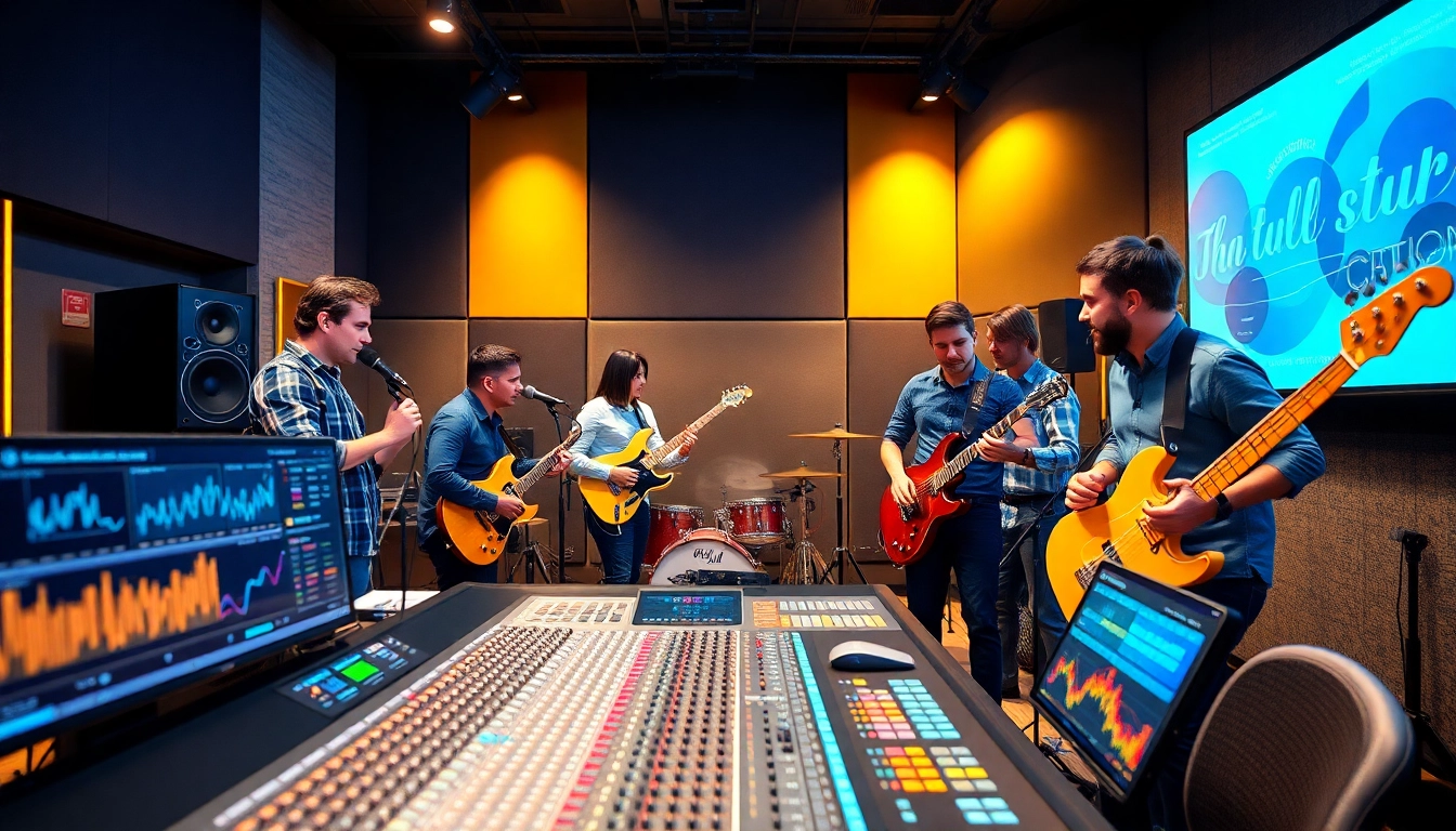 Boost your music promotion services through collaboration in a vibrant studio environment.