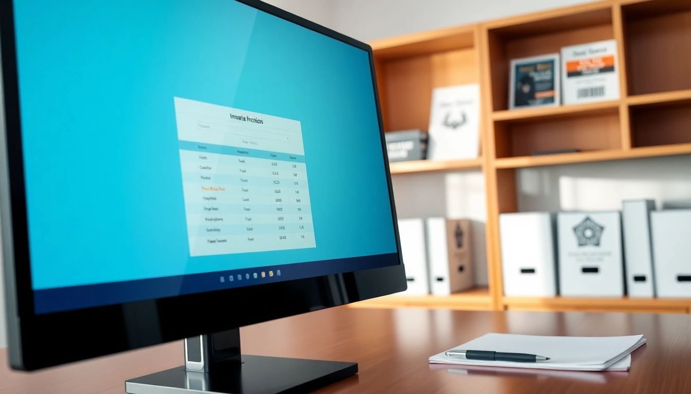 Search for whos in jail oc with a detailed inmate information system interface and organized office background.
