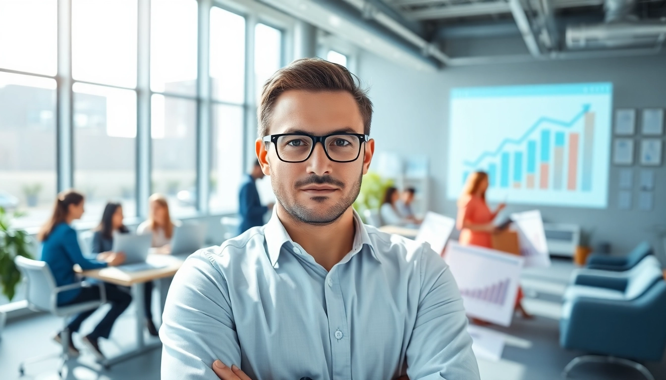 Illustration of PMP requirements essentials in a professional setting with a focused project manager.