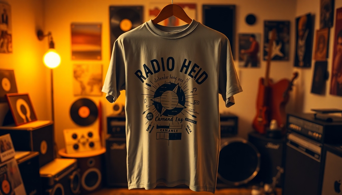 Shop Unique Radiohead Shirts: Embrace Your Favorite Band’s Style