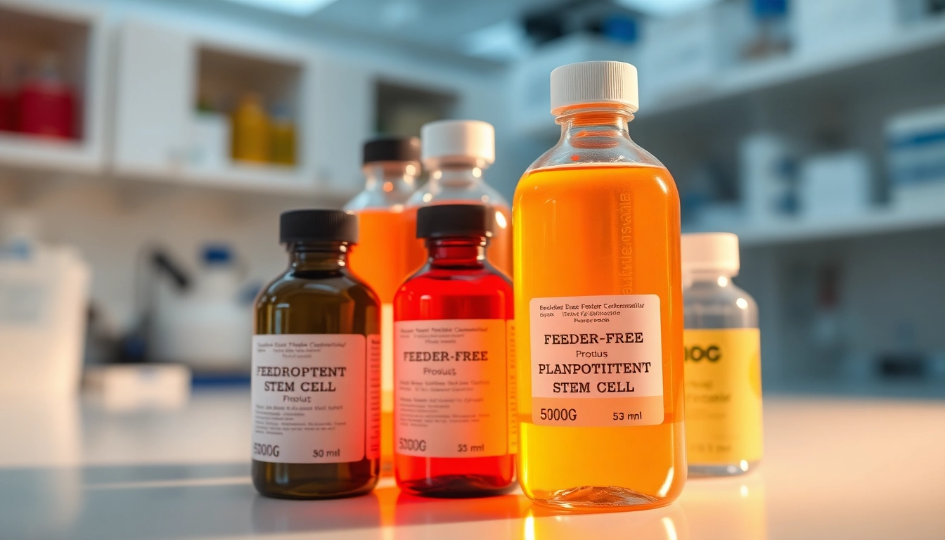 All check of TeSR™ feeder-free pluripotent stem cell media for research applications in a lab.