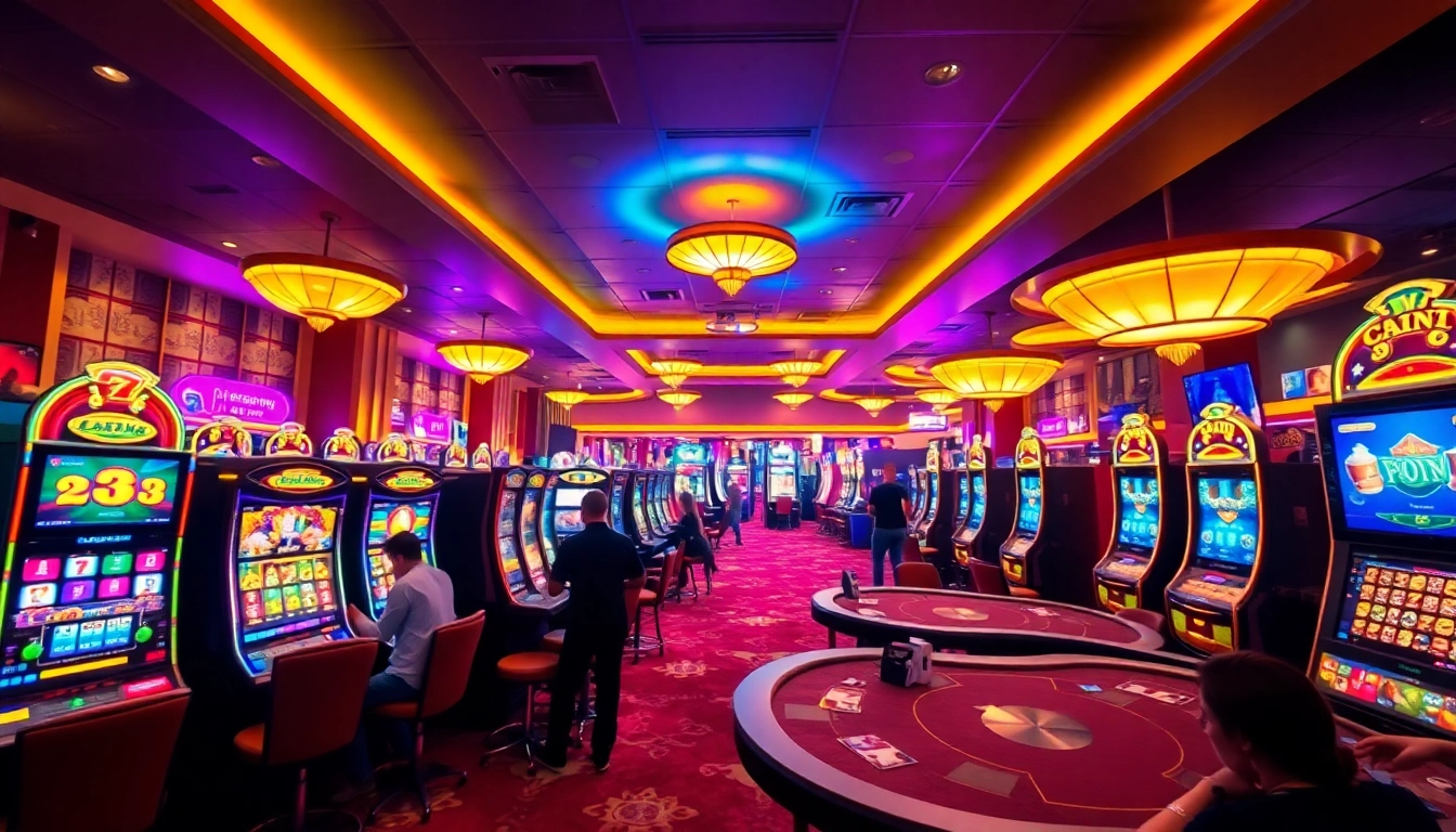Experience the excitement of online casino south africa with vibrant gaming floors and lively atmosphere.