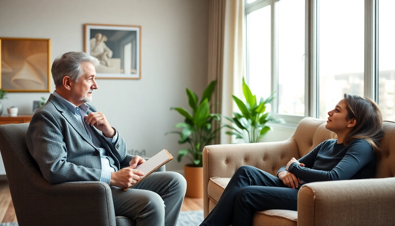 Consultation session with the best psychiatrist in dubai providing support to a patient in a calm setting.