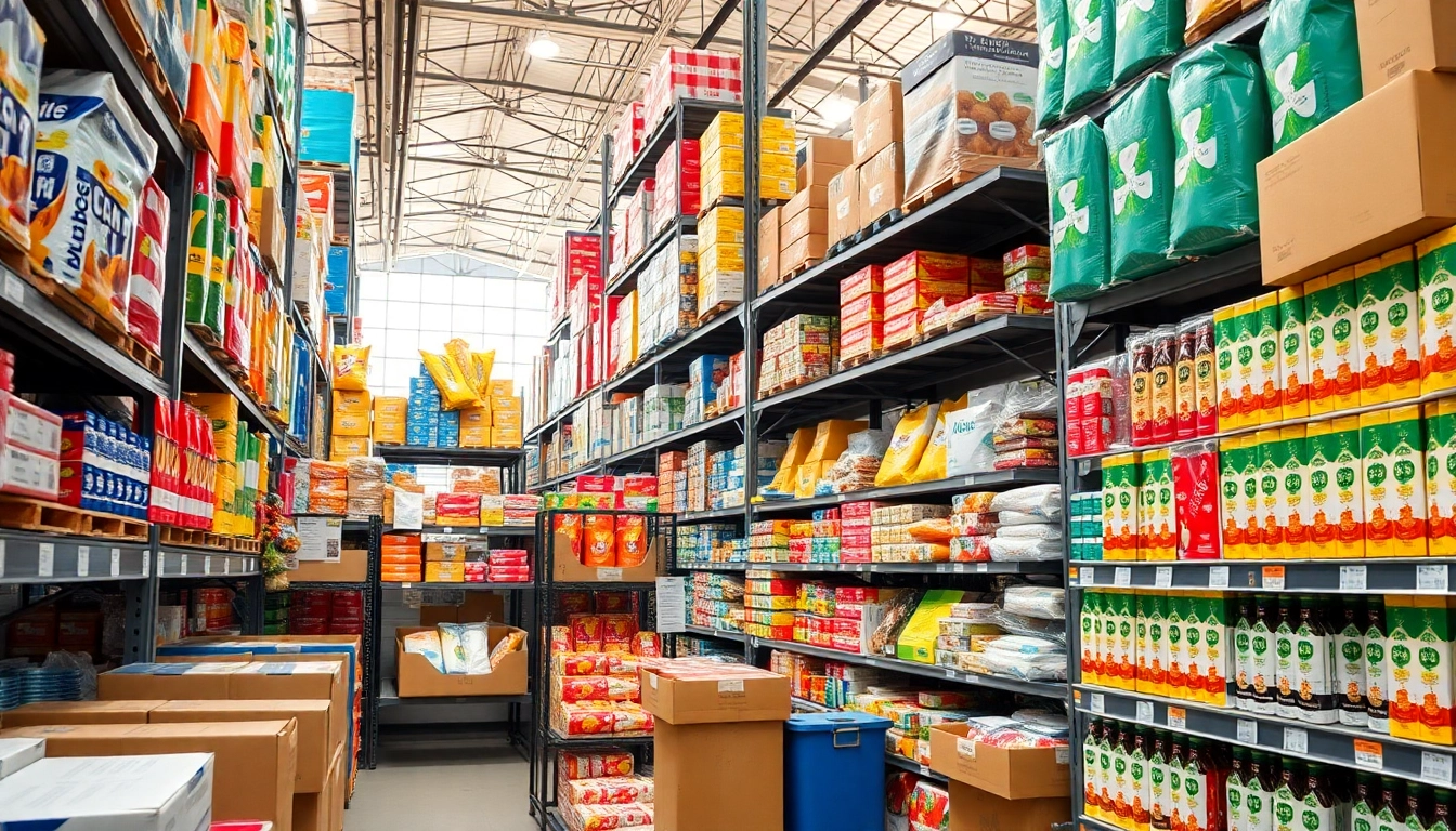 Enhance your business with amazon wholesale products displayed in a vibrant marketplace setting.