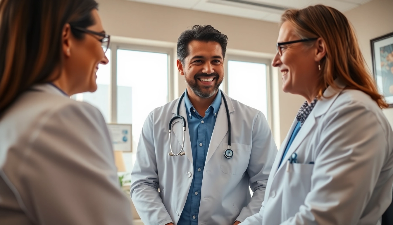 Consultation between las vegas concierge doctors and a patient in a welcoming medical office