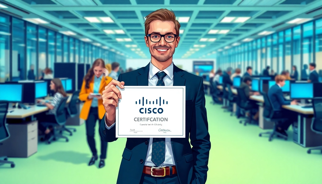 Display the Rent CCIE number prominently in a vibrant office scene showcasing teamwork and professionalism.