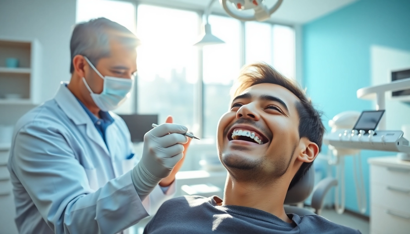 Evaluate braces cost Myrtle Beach with a professional orthodontist in a modern dental clinic setting.